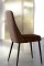 chaise - contemporaine  - cuir - taupe
