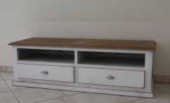 meuble-tv-blanc-meuble provençal