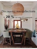 - 20 % sur votre 1ère commande