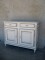 Buffet 2 portes 2 tiroirs à cannelures