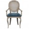 fauteuil-canne-medaillon-grange