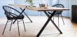 table-chene-moderne-pied-x-metal