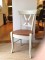 chaise avec assise bois - chaise patinée 