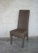chaise ne loom chocolat - coup de soleil mobilier