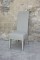 chaise en loom taupe - coup de soleil mobilier