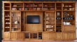 bibliothèque - meuble TV - bois - massif