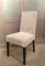 chaise moderne en tissu déhoussable - milan 