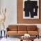 Canapé-cuir tresse-3 places -allure-duvivier