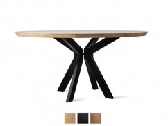 table-ronde-pied-central-bois-massif