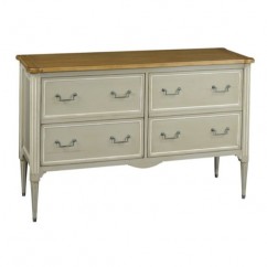 commode - grise - 4 tiroirs - Grange