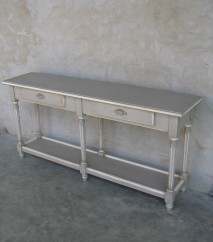 console en chêne vieilli - style louis XVI - meubles de charme
