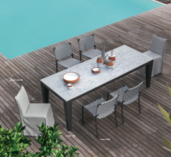 OUTDOOR - GERVASONI  TABLE  EXTENSIBLE INOUT 143 144 