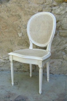 Chaise MONTMAJOUR cannée 