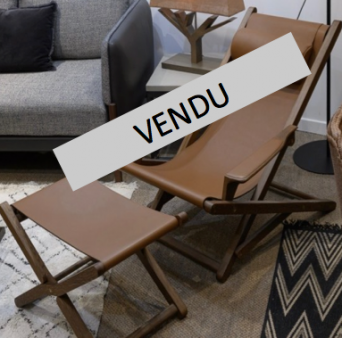 FAUTEUIL et POUF EMILE 