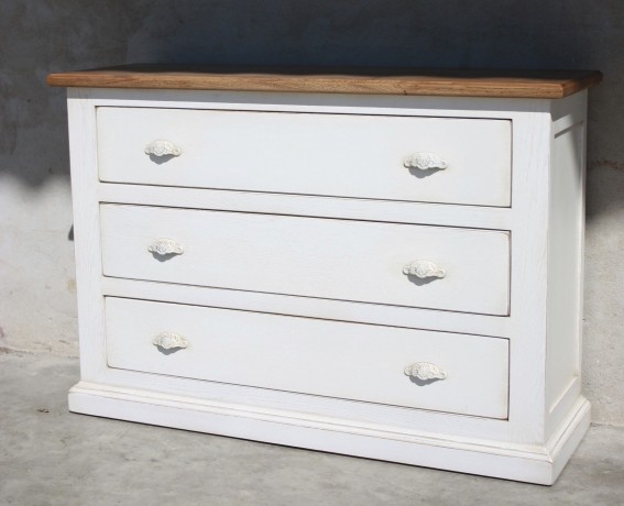 COMMODE - BLANCHE  - PATINEE